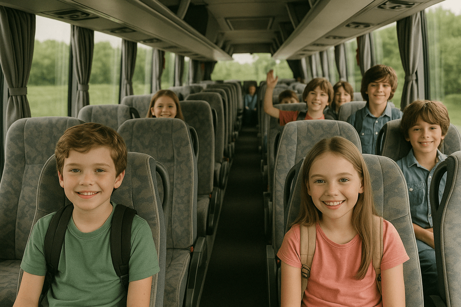 Transporte Seguro e Confortável para Viagens Escolares