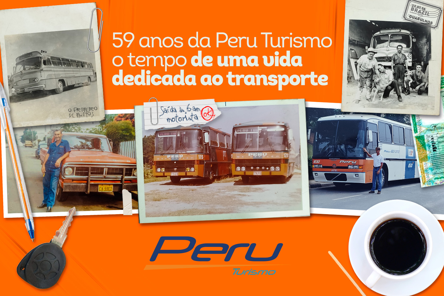 Peru Turismo 59 anos – O tempo de uma vida dedicado ao transporte
