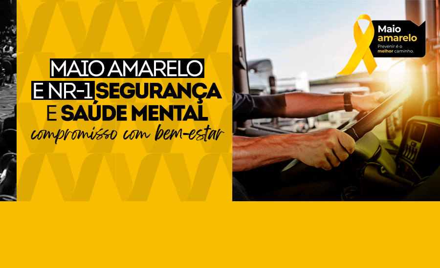 Maio Amarelo e NR-1: Grupo CSV reforça compromisso com segurança, saúde e bem-estar no transporte